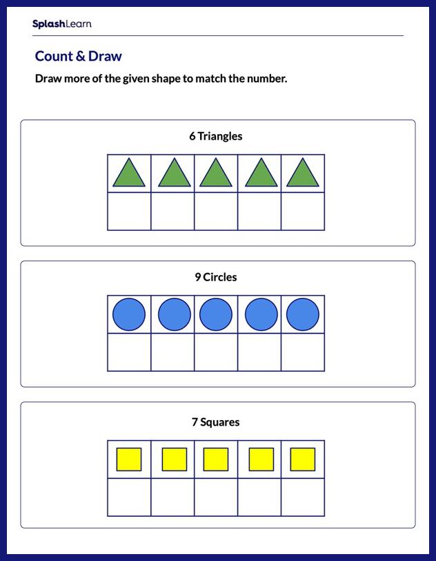counting numbers worksheets for 1st graders online splashlearn