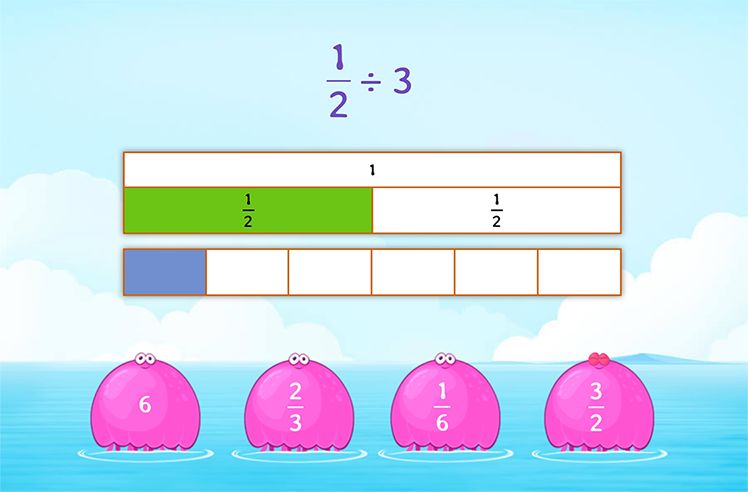games for 5th graders on dividing fractions online splashlearn