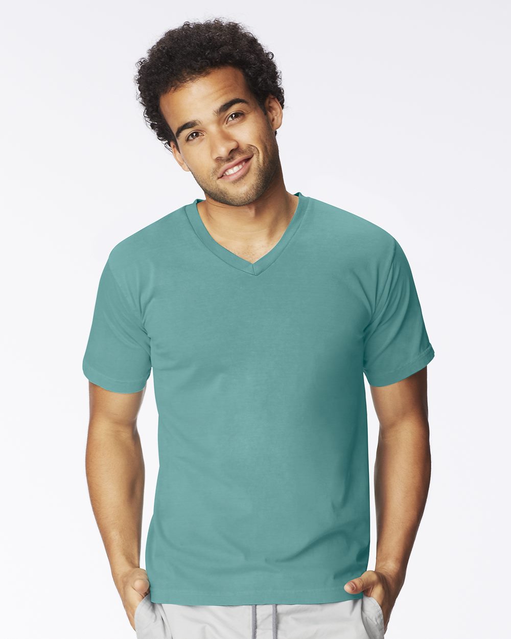 It is unique in a way that focuses its aspects to help a youthful audience. Comfort Colors 4099 - Garment-Dyed Ringspun V-Neck T-Shirt