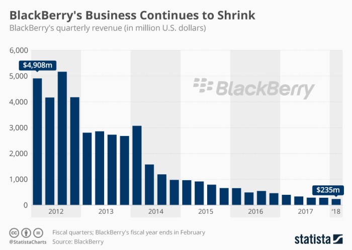 Blackberry net worth at its peak
