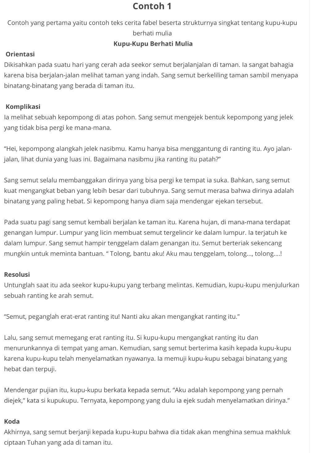 Cerita rakyat lutung kasarung dalam bahasa inggris ebagai contoh text narrative. K4zlpls0s Tm4m