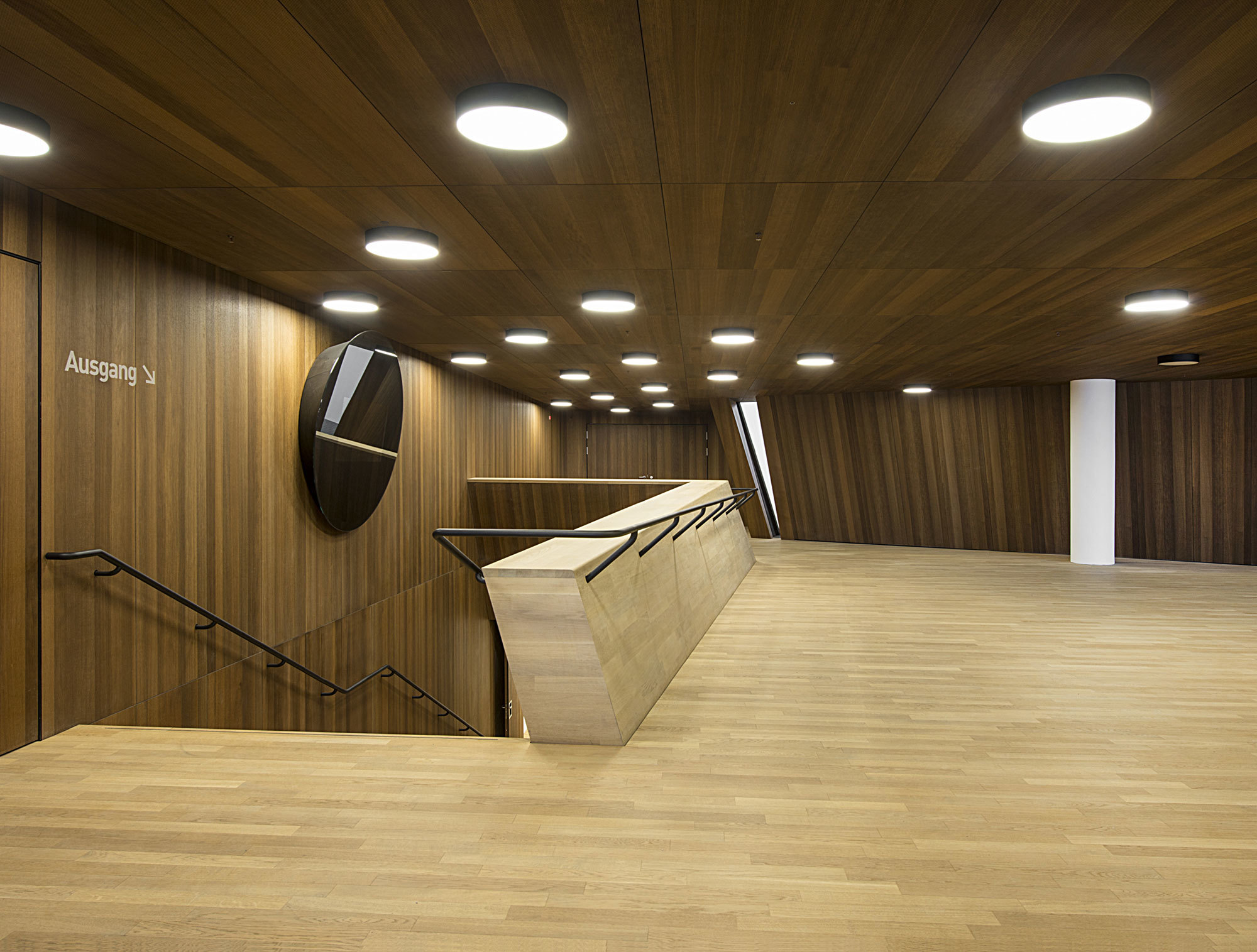 Nutec ceiling and drywall board (4 x 1200 x 3300mm). FIREwood composite genuine wood veneer panels by Lindner