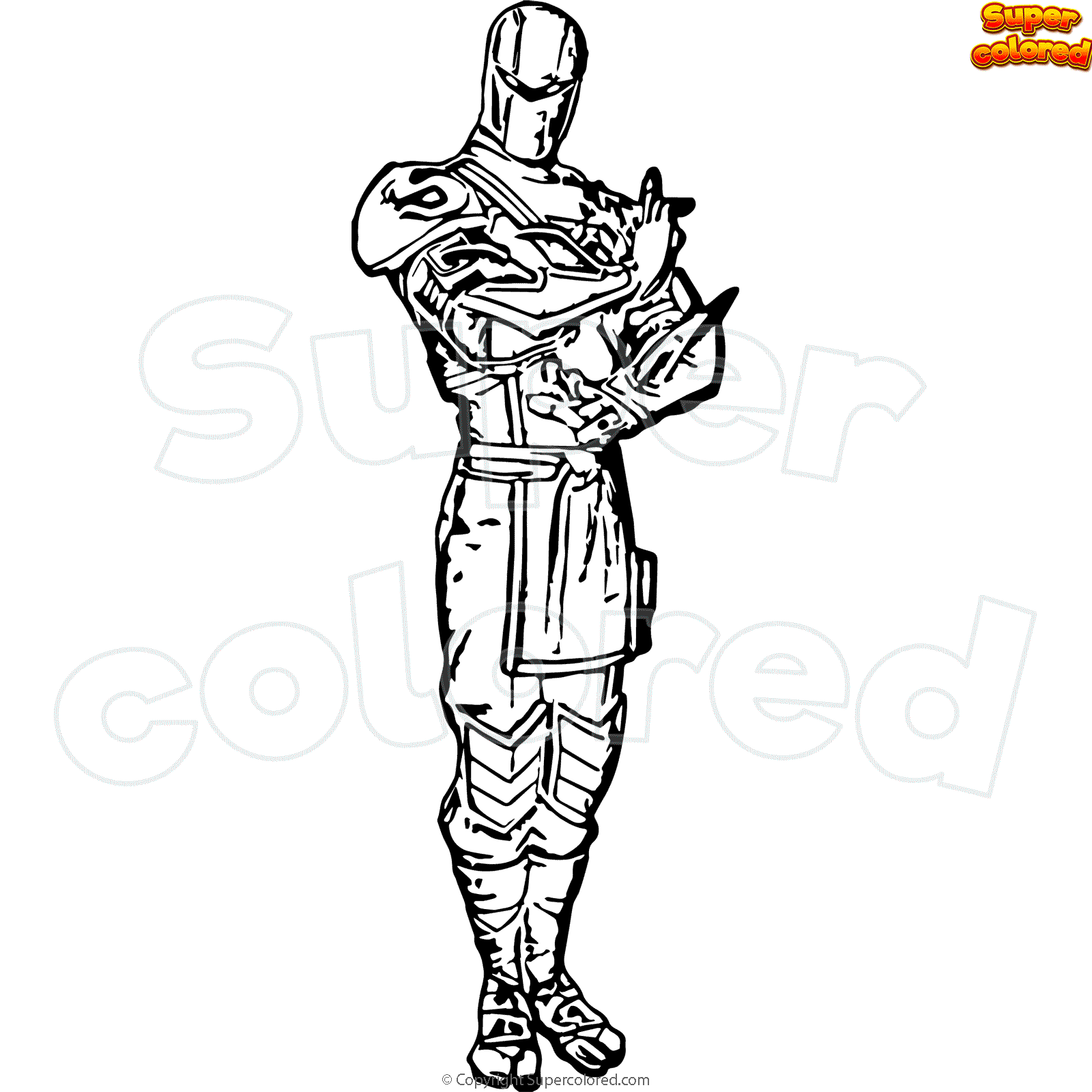 Learn about famous firsts in october with these free october printables. Coloring Page Fortnite Hybrid Supercolored Com