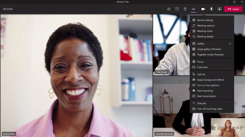 Please add support for gifs so that if you set a gif as your background effect, it is animated. Live Transcription With Speaker Attribution Now Available In Microsoft Teams Meetings For English Us