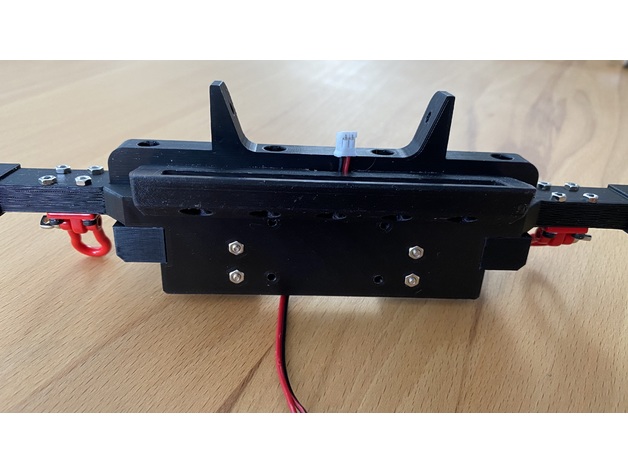 Front Bumper With Winch For 3dsets Landrover Defender By Mundl Thingiverse