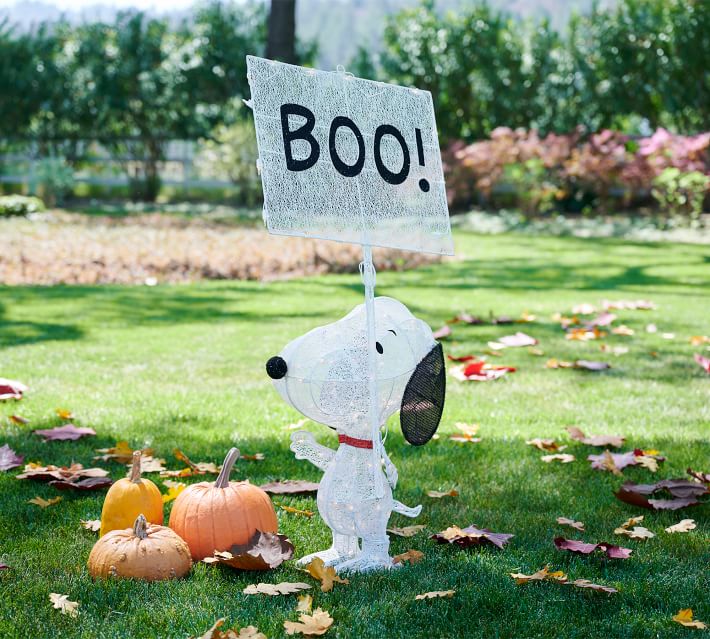 Hand painted set of 3 peanuts halloween yard art. You Can Get A Snoopy Halloween Yard Decoration That Is Sure To Bring Smiles