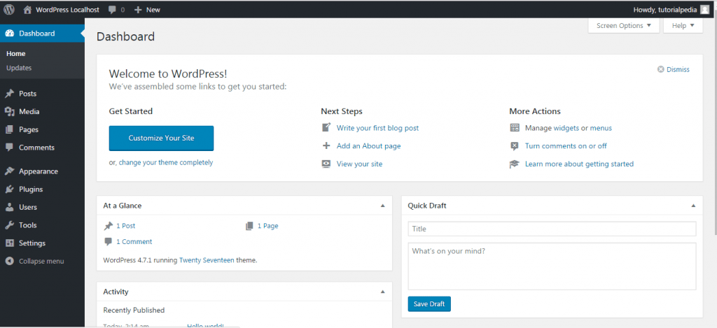 Xampp berguna untuk membuat server local atau localhost di laptop kita. Cara Install WordPress di Localhost Offline dengan XAMPP | TutorialPedia