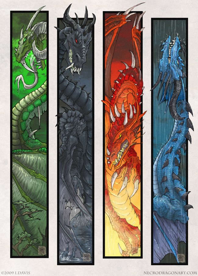 elemental dragons weasyl