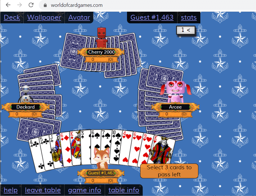 Member of whist card games family; Want To Play Hearts Online Check Out These 6 Great Options