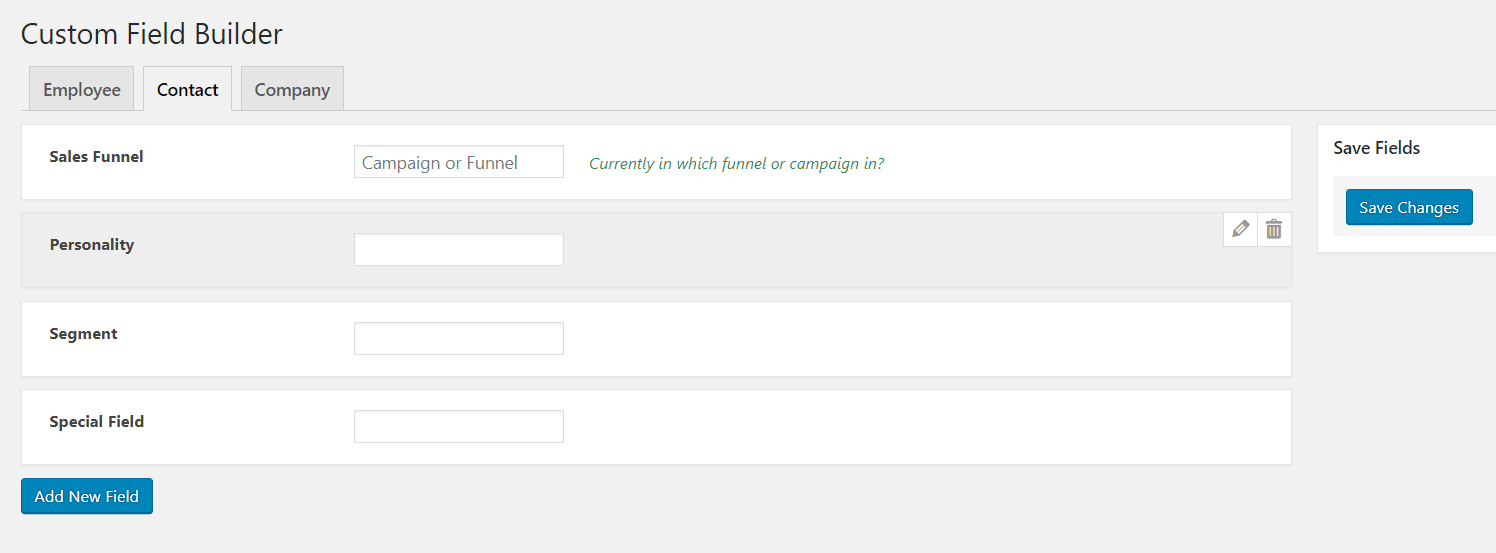 Creating New Special or Additional Fields Using WPERP