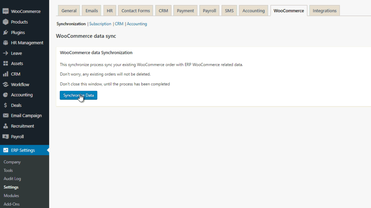 How to Integrate WooCommerce into WPERP 