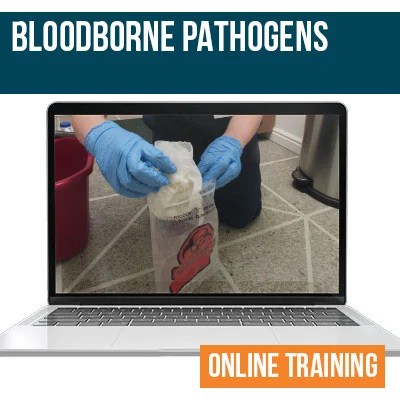 Conduct and document annual training; Online Bloodborne Pathogens Training Hard Hat Training