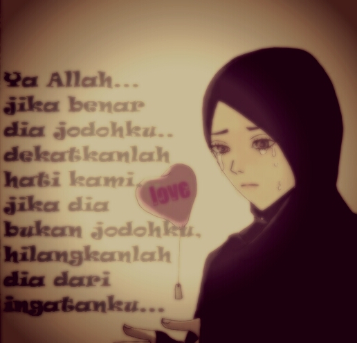Ya allah, jika memang benar dia tercipta untukku, maka dekatkanlah hatinya dengan hatiku⁣ ⁣ jika dia memang untukku, . Image By Intan