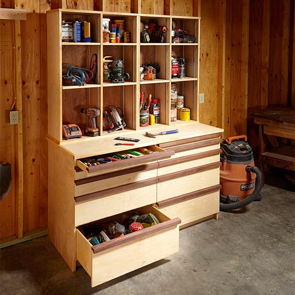 Add extra seating to your patio or deck with this diy outdoor bench featuring beautiful fretwork panels and hidden storage under the seat. Ultimate Tool Storage Cabinets | The Family Handyman