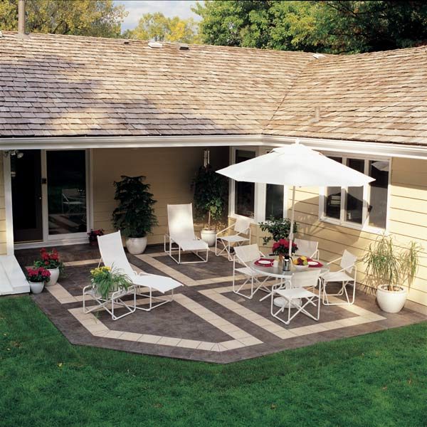 40,337 115 9 diy = make your own floating bench and sew your own cushions! How to Build a Patio With Ceramic Tile | The Family Handyman