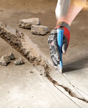 Left untreated, these cracks spread over the surface and make the slabs vulnerable to moisture damage. DIY Concrete Crack Repair | The Family Handyman