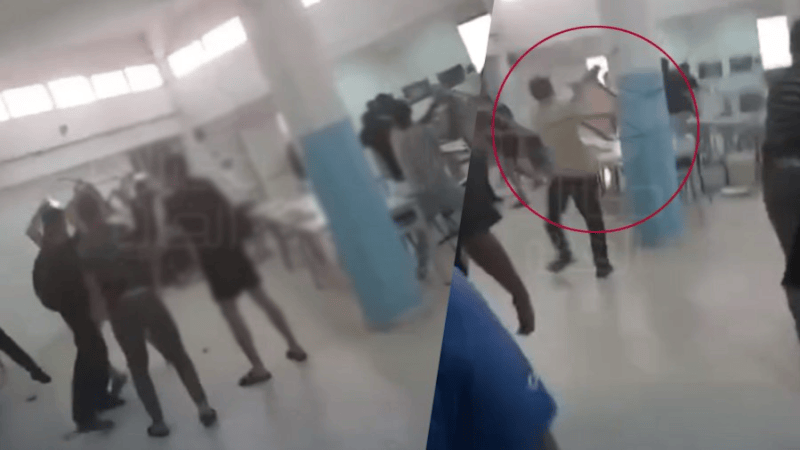انتشرت على مواقع التواصل: تفاصيل معركة عنيفة بين طلبة في مطعم جامعي.. خبر_عاجل
