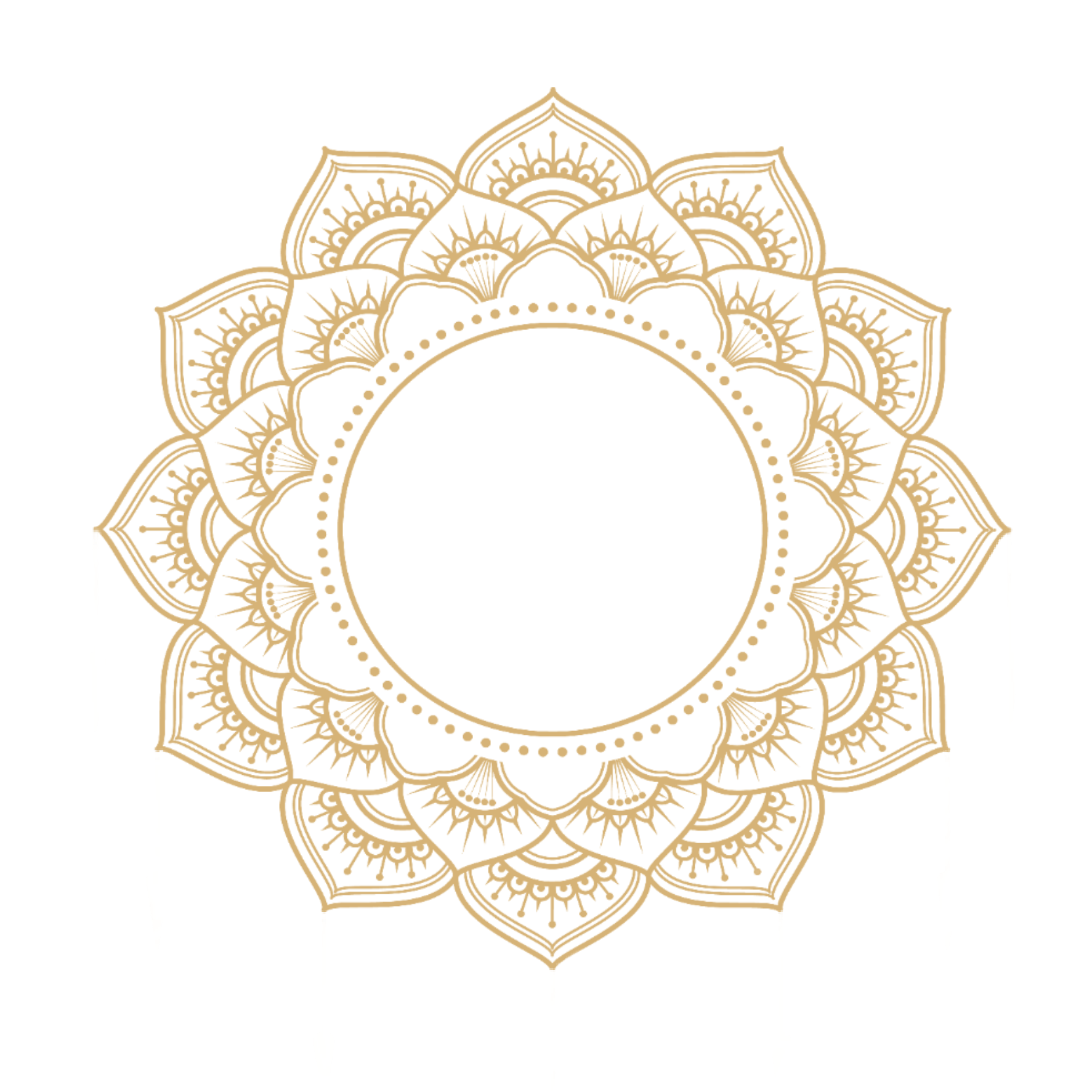 Mandala Design Gold Novocom Top
