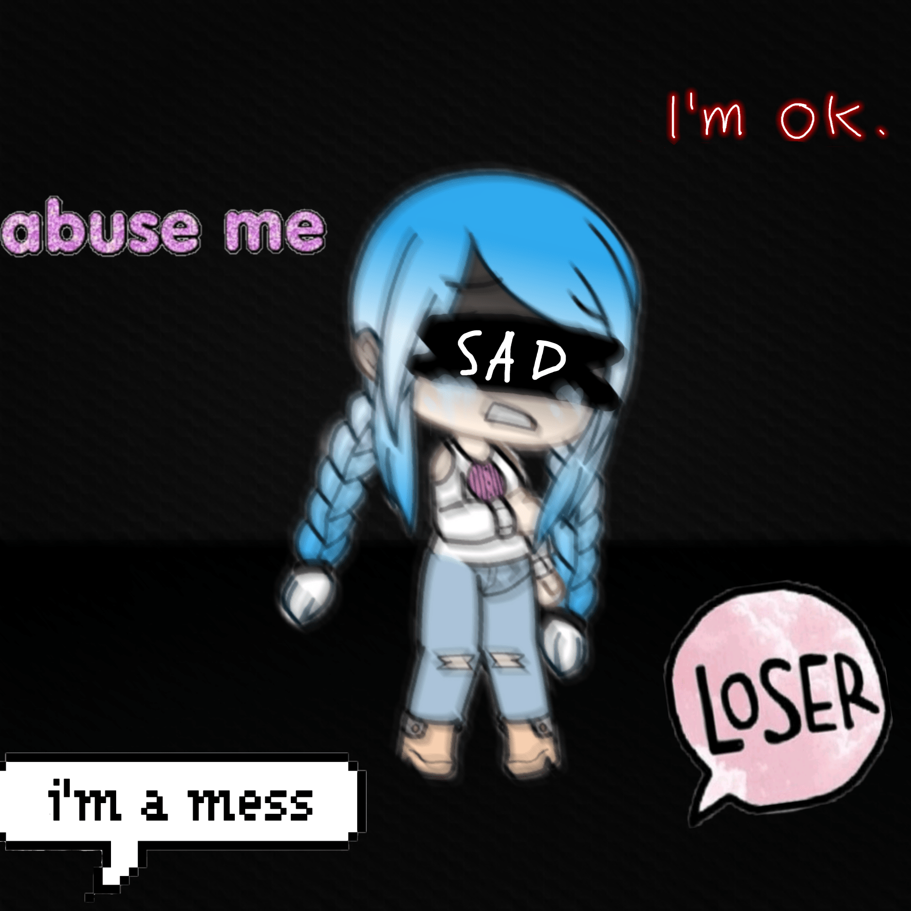 The depression nap meme is everywhere, but are naps actually a good coping mechanism for depression? freetoedit edit gacha gachalife lunime sad depresion...