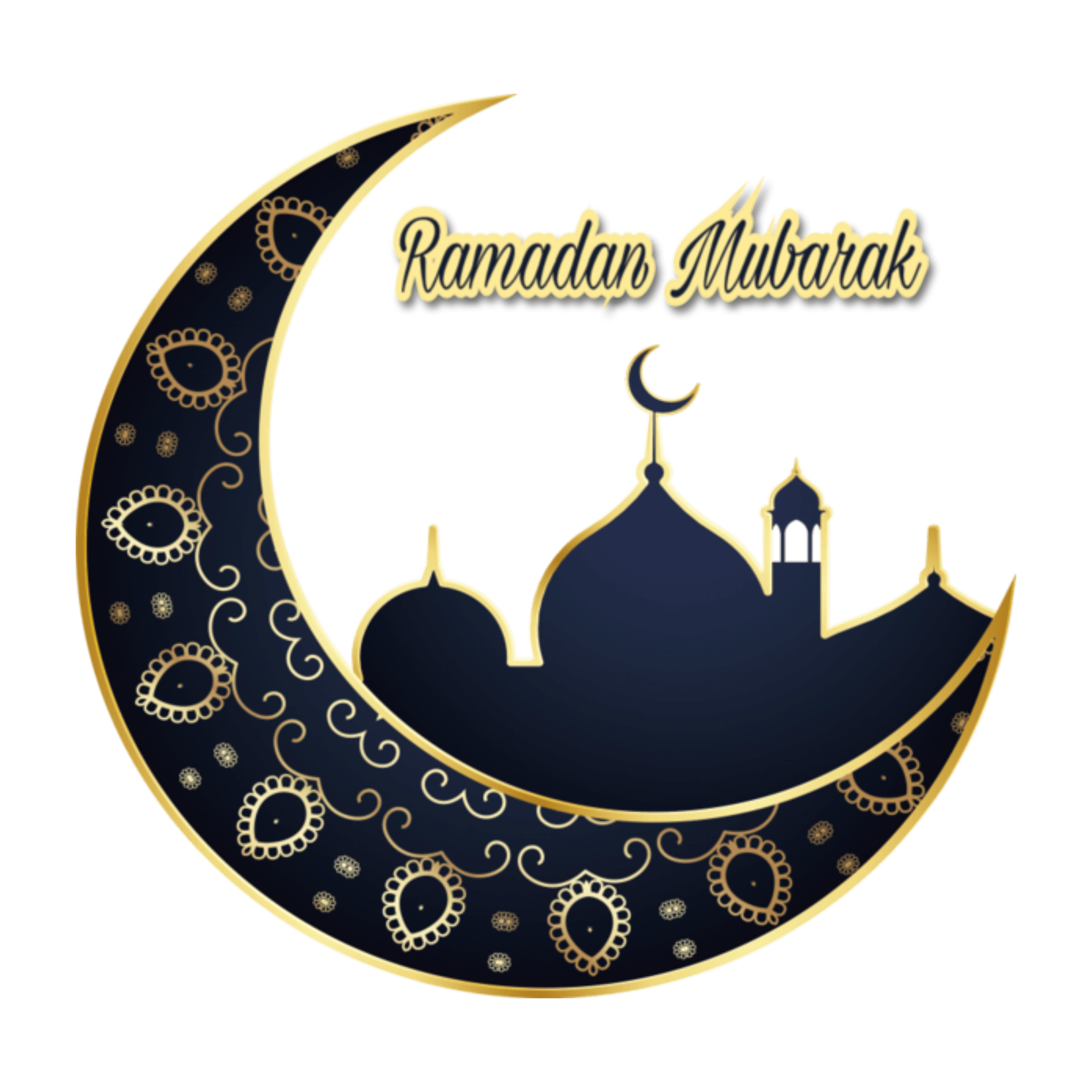 Ramadan Kareem Moon Mosque Design