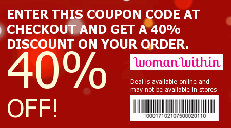 I made a $314.36 purchase of the peace patchwork quilt and shams, which my granddaughter had been admiring for 2 years. Woman Within Coupons: Save $27 w/ 2015 Coupons & Coupon Codes