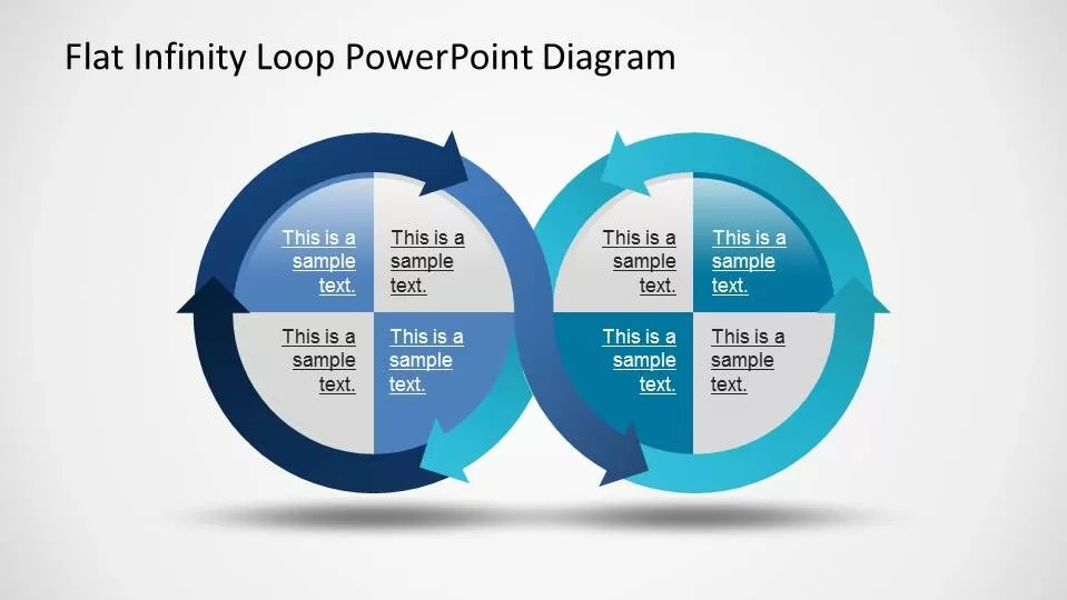 Get 16 venn intersection diagram powerpoint editable templates outline patchwork scribble 3 4 5 circles problem solve example ppt icons customer savings. Flat Infinity Loop PowerPoint Diagram - SlideModel