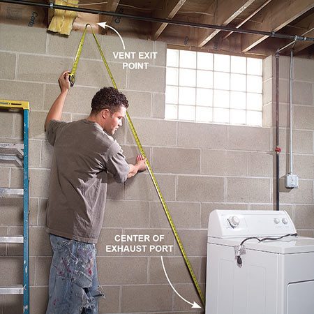 The maximum allowable distance between . How to Install a Dryer Vent | The Family Handyman