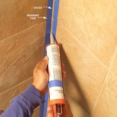 · pull back lever arm (in the shape of an l at . Bathtub Caulking Tips | The Family Handyman