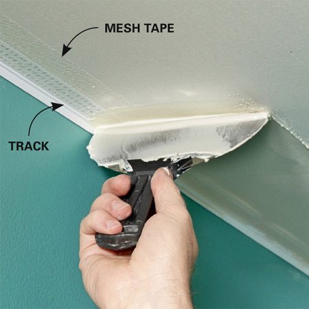 In the olden days they used to bring in professional plasterers to do all kinds of fancy things on ceilings, but nobody knows how to do good plaster nowadays. Why Remove Popcorn Ceiling When You Can Cover It With