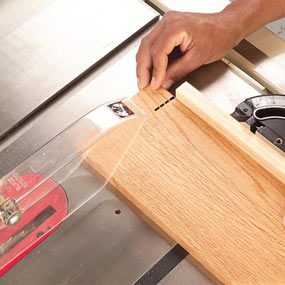 Thankfully, cutting a square (or any other shape) in wood is a fairly easy task that anyone with a bit of woodworking . How To Use A Table Saw Cross Cutting Diy