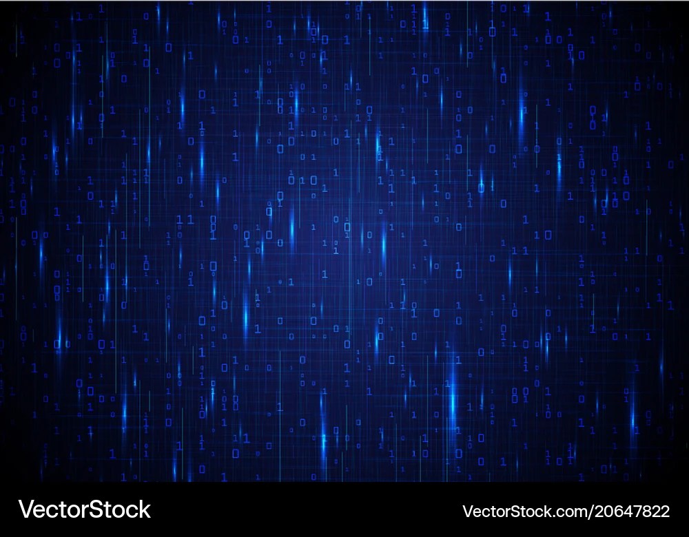 Blue Binary Code Background : Abstract Blue Binary Code On A Black Background Blue Lines Of Binary Code Stock Photo Alamy :