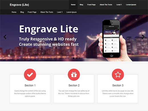 This is for what is displayed at your site's main url. 25 Best Free WordPress Business Themes