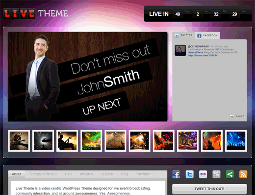 Be used to add webcam live video broadcasting to wordpress, live video streams on blog . How to Add Live Stream in WordPress with Live Theme