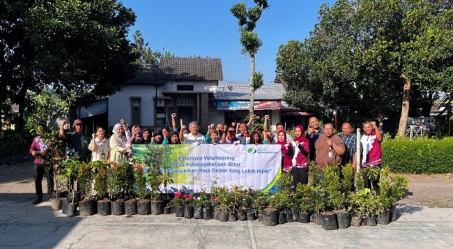Employee Volunteering Go Green, BPJS Ketenagakerjaan Blitar Wujudkan Kepedulian terhadap Lingkungan