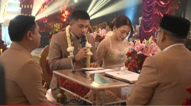 Resmi Menikah dengan Aripat, Nathalie Holscher Terima Mahar Rp 2.272.026