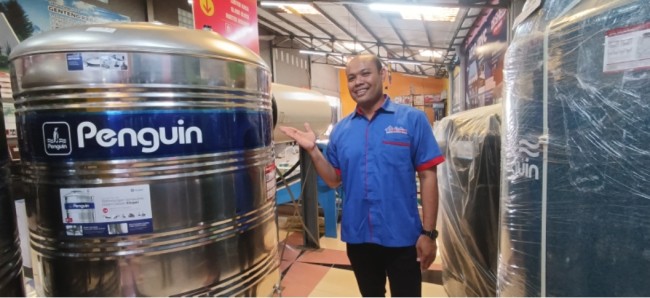 Kuras Tangki Tanpa Drama, Penguin Total Drain di Graha Bangunan Blitar Tersedia hingga 2.000 Liter