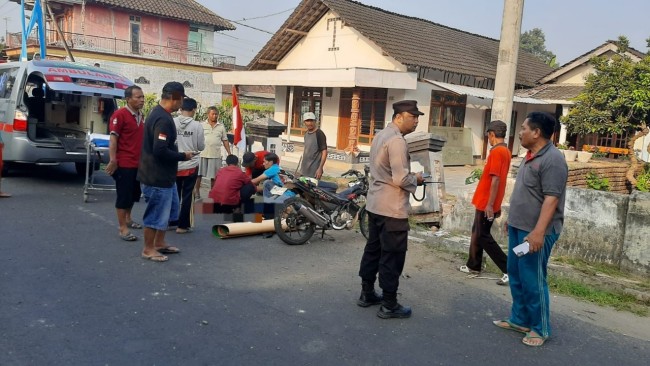 Senggol Motor, Pelajar di Tulungagung Jatuh dan Tewas di TKP