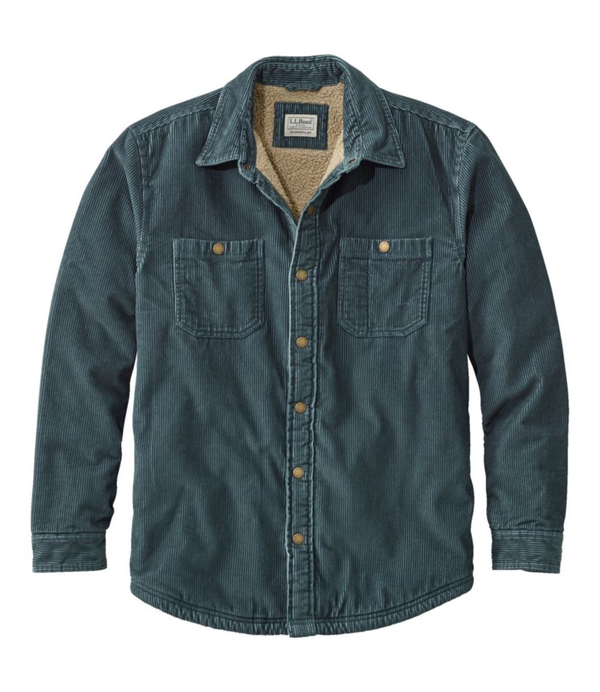 Get free shipping and the best prices on our outerwear. Men S 1912 Heritage Lined Shirt Jac Corduroy Shirt Jackets At L L Bean
