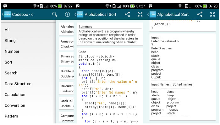 Beberapa contoh bahasa pemrograman antara lain: Dev Series 5 Aplikasi Android Untuk Belajar Koding
