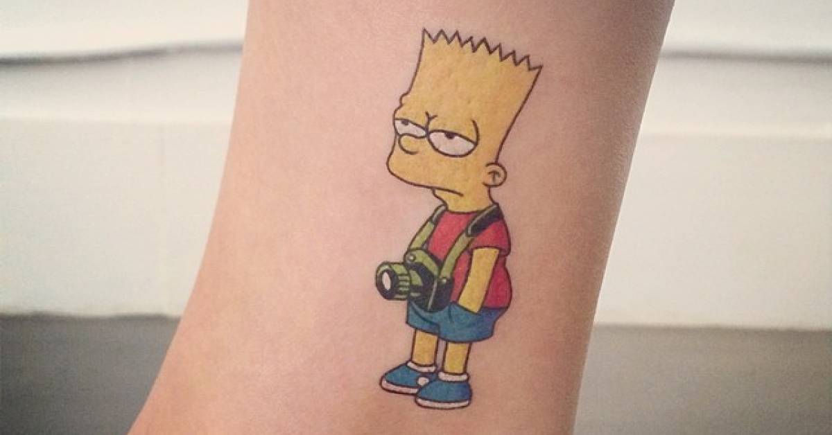 Bart Simpson Tattoos | Tattoofilter 628_x_1200_jpg