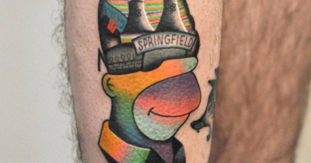 Homer Simpson Tattoos | Tattoofilter 628_x_1200_jpg
