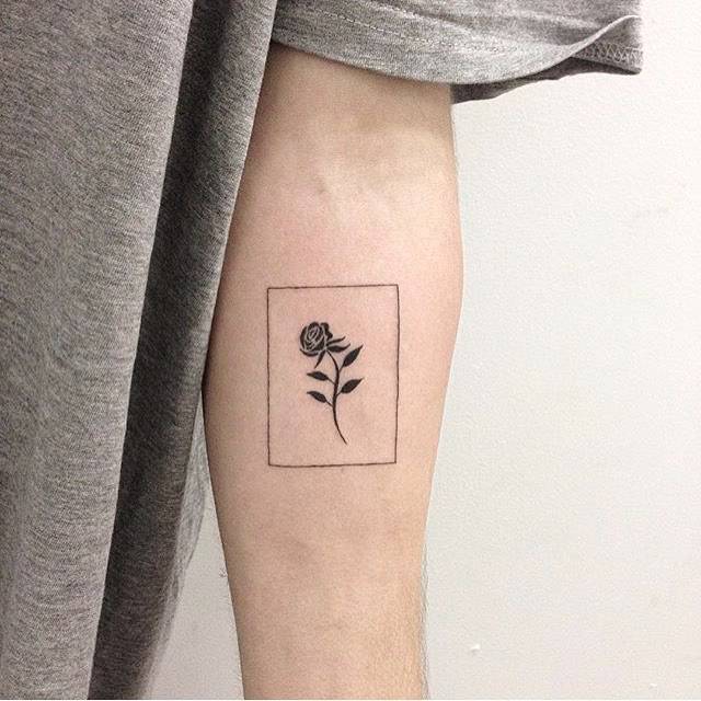 Black Rose Tattoo On The Inner Forearm. 640_x_640_jpg