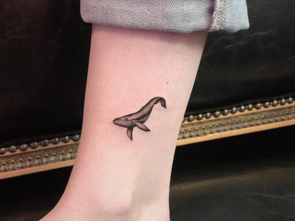 A Little Tiny Whale Tattoo On The Ankle. 749_x_1000_jpg