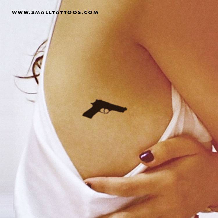 Rihanna's Gun Tat Inspired Temporary Tattoo, Get It 750_x_750_jpg