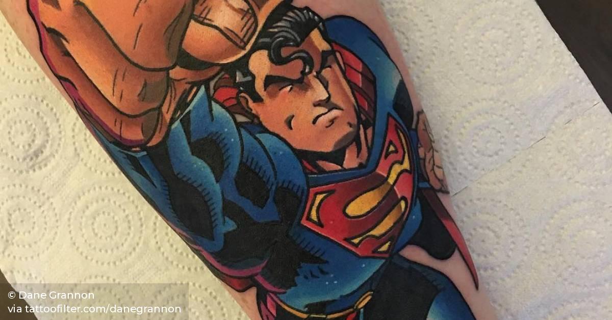 Superman Tattoo On The Inner Forearm. 628_x_1200_jpg