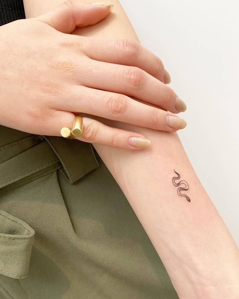 Small Snake Tattoo On The Inner Forearm. 1000_x_800_jpg