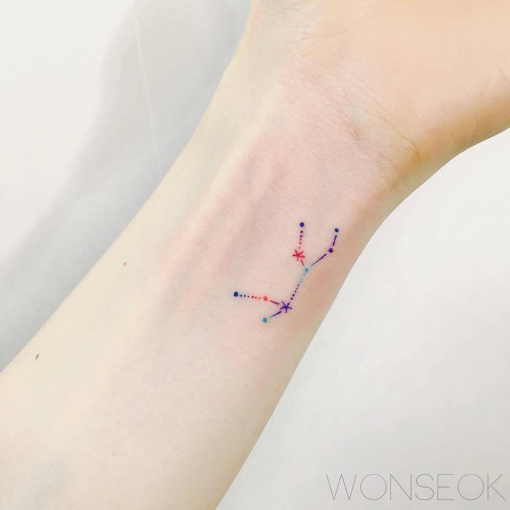 Taurus Constellation Tattoo On The Wrist. 1000_x_1000_jpg