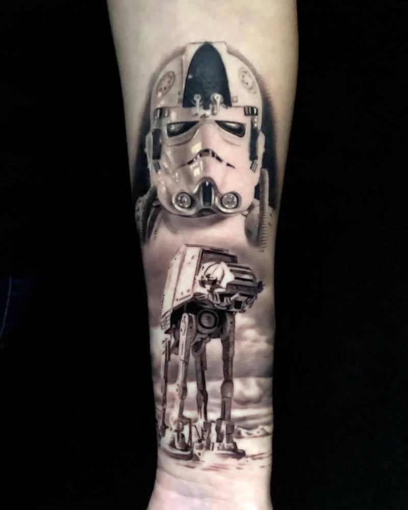 At-At Walker And Stormtrooper - Star Wars Tattoo 1000_x_800_jpg