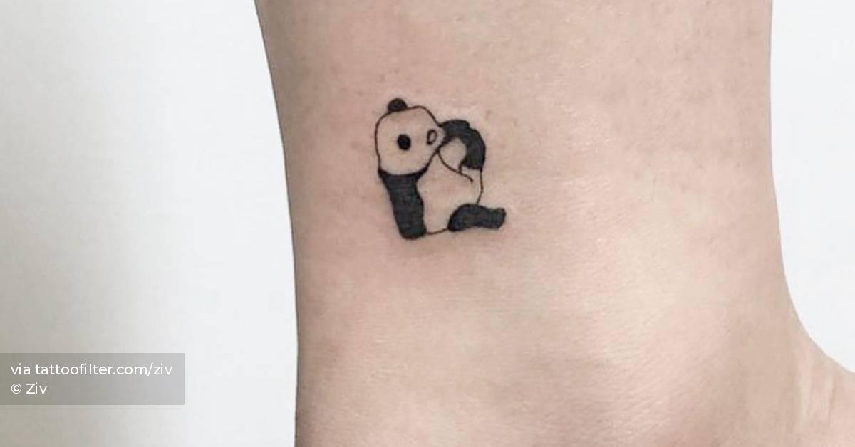 Panda Bear Tattoo On The Ankle 628_x_1200_jpg
