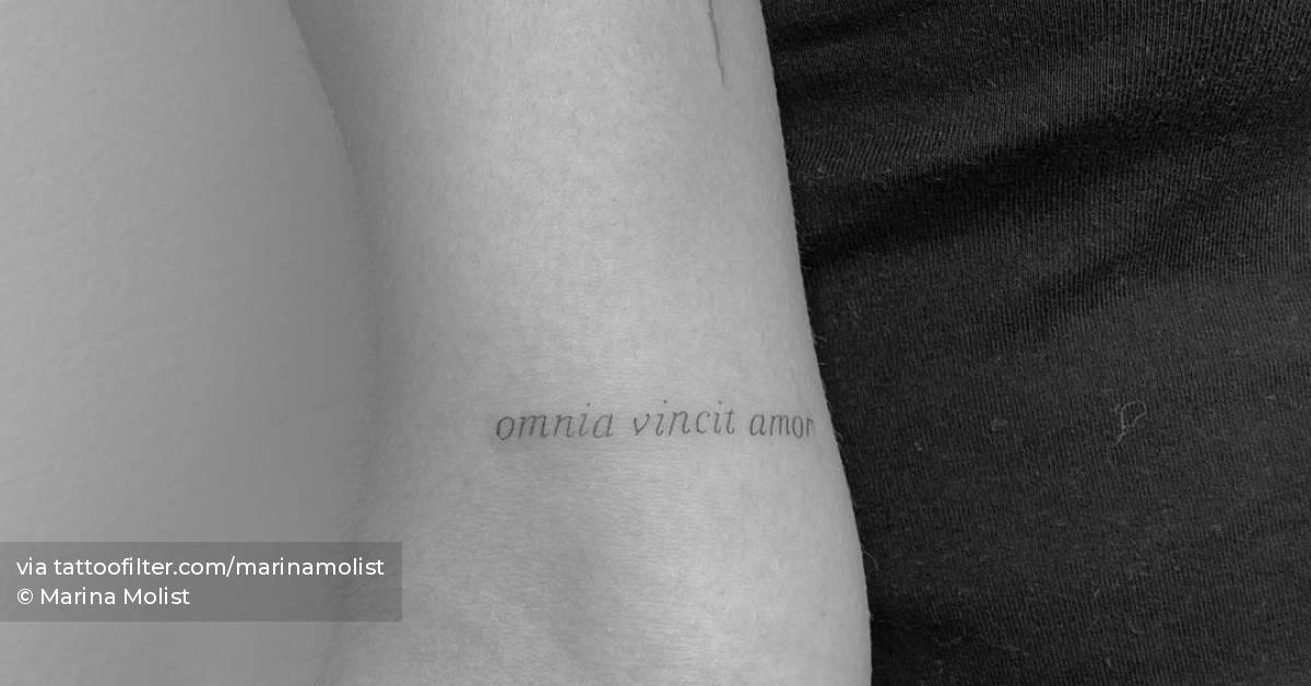  Omnia Vincit Amor Tattoo Designs 
